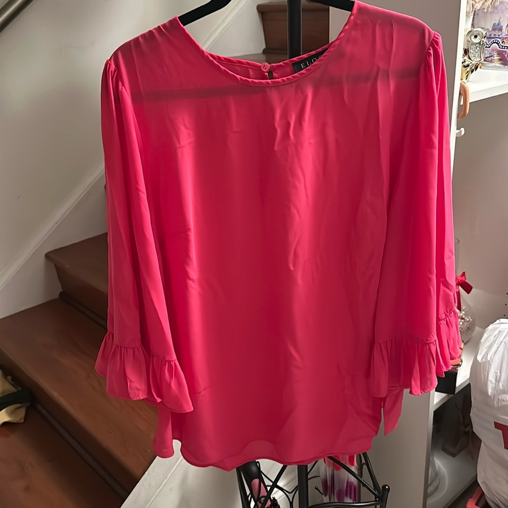 Magenta blouse